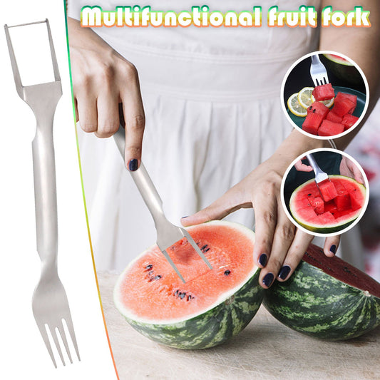 (❤️2023 Monday's Day Sale-49% OFF❤️)2-in-1 Stainless Steel Fruit Cutter